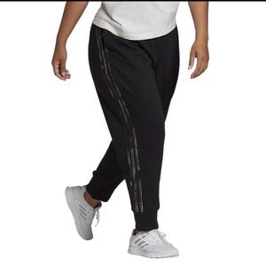 Adidas camouflage side stripes joggers